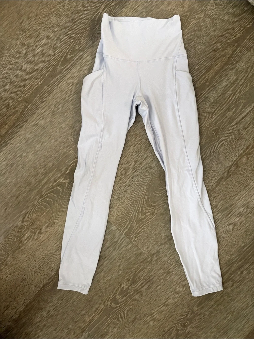 lululemon athletica Light White High-Rise Sculpted Leggings